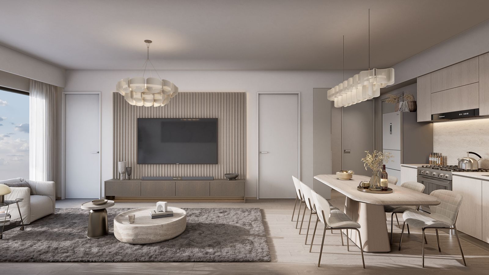 Golden Apple Residence-1 bed, 1 bed plus study 2 and 3 beds