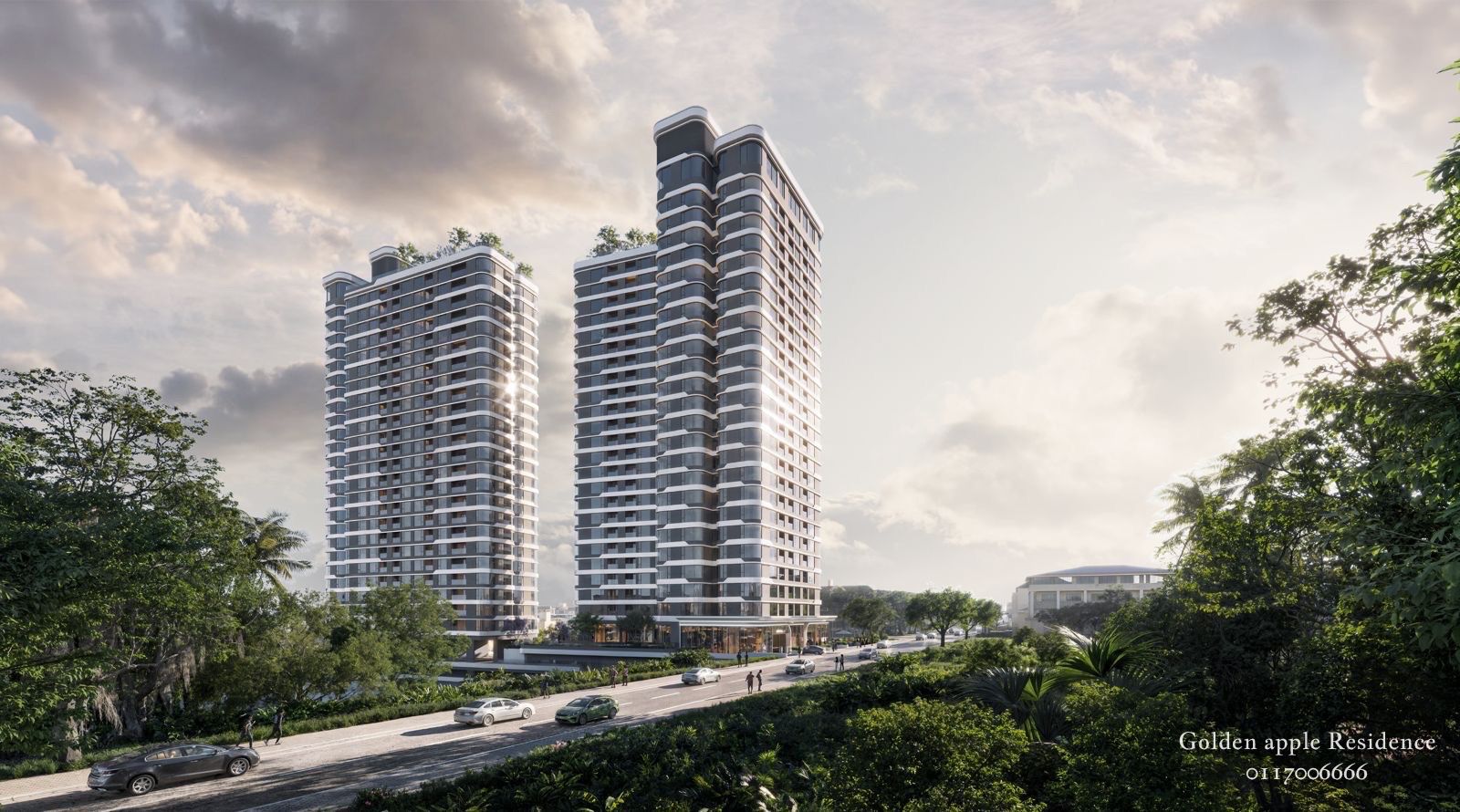 Golden Apple Residence-1 bed, 1 bed plus study 2 and 3 beds