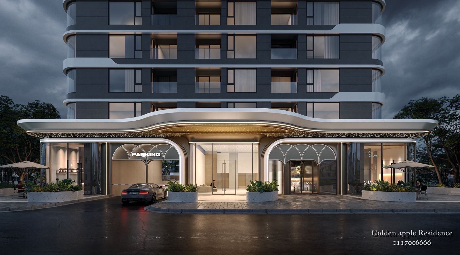 Golden Apple Residence-1 bed, 1 bed plus study 2 and 3 beds